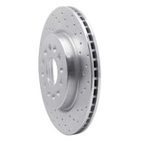 Dynamic Friction 2017-2022 Buick Acadia Rear Right Drilled Silver Brake Rotor by Dynamic Friction Company 621-48000R