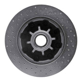 Dynamic Friction 1971-1995 Chevrolet C20 Front Right Drilled Silver Brake Rotor by Dynamic Friction Company 621-48004R