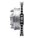 Dynamic Friction 1971-1995 Chevrolet C20 Front Right Drilled Silver Brake Rotor by Dynamic Friction Company 621-48004R