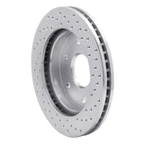 Dynamic Friction 1999-2008 Chevrolet Astro Front Left Drilled Silver Brake Rotor by Dynamic Friction Company 621-48036L