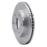 Dynamic Friction 1999-2008 Chevrolet Astro Front Right Drilled Silver Brake Rotor by Dynamic Friction Company 621-48036R