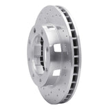 Dynamic Friction 1971-1991 Chevrolet C30 Pickup Front Left Drilled Silver Brake Rotor by Dynamic Friction Company 621-48064L