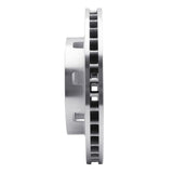 Dynamic Friction 1971-1991 Chevrolet C30 Pickup Front Left Drilled Silver Brake Rotor by Dynamic Friction Company 621-48064L