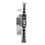 Dynamic Friction 1971-1991 Chevrolet C30 Pickup Front Right Drilled Silver Brake Rotor by Dynamic Friction Company 621-48064R
