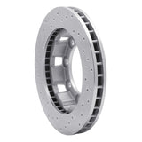 Dynamic Friction 1971-1991 Chevrolet C30 Pickup Front Right Drilled Silver Brake Rotor by Dynamic Friction Company 621-48064R