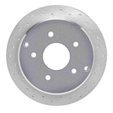 Dynamic Friction 2004-2004 Pontiac GTO Rear Left Drilled Silver Brake Rotor by Dynamic Friction Company 621-52014L