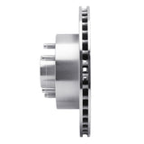 Dynamic Friction 1974-1980 Mercury Comet Front Right Drilled Silver Brake Rotor by Dynamic Friction Company 621-54014R