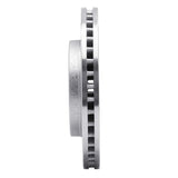 Dynamic Friction 1970-1993 Mercury Colony Park Front Left Drilled Silver Brake Rotor by Dynamic Friction Company 621-54029L