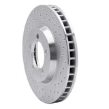Dynamic Friction 1965-1966 Mercury Colony Park Front Right Drilled Silver Brake Rotor by Dynamic Friction Company 621-54043R