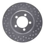 Dynamic Friction 1965-1966 Mercury Colony Park Front Right Drilled Silver Brake Rotor by Dynamic Friction Company 621-54043R
