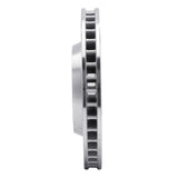 Dynamic Friction 1965-1966 Mercury Colony Park Front Right Drilled Silver Brake Rotor by Dynamic Friction Company 621-54043R