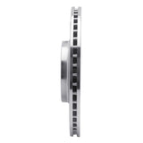 Dynamic Friction 2014-2019 Ford Focus Front Left Drilled Silver Brake Rotor by Dynamic Friction Company 621-54082L