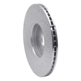 Dynamic Friction 2014-2019 Ford Focus Front Right Drilled Silver Brake Rotor by Dynamic Friction Company 621-54082R