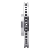 Dynamic Friction 2015-2020 Ford Edge Front Right Drilled Silver Brake Rotor by Dynamic Friction Company 621-54095R