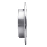 Dynamic Friction 1995-2002 Ford Explorer (Excl Sport) Rear Left Drilled Silver Brake Rotor by Dynamic Friction Company 621-54142L
