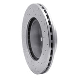 Dynamic Friction 1995-2002 Mazda B2300 Front Left Drilled Silver Brake Rotor by Dynamic Friction Company 621-54144L