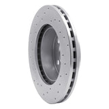 Dynamic Friction 1995-2002 Mazda B2300 Front Right Drilled Silver Brake Rotor by Dynamic Friction Company 621-54144R