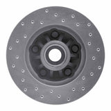 Dynamic Friction 1998-2002 Mazda B2500 Front Left Drilled Silver Brake Rotor by Dynamic Friction Company 621-54165L