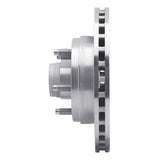 Dynamic Friction 1998-2002 Mazda B2500 Front Left Drilled Silver Brake Rotor by Dynamic Friction Company 621-54165L