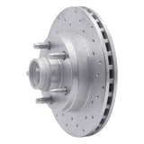 Dynamic Friction 1998-2002 Mazda B2500 Front Right Drilled Silver Brake Rotor by Dynamic Friction Company 621-54165R