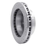 Dynamic Friction 1999-2005 Ford Excursion Front Right Drilled Silver Brake Rotor by Dynamic Friction Company 621-54174R