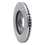 Dynamic Friction 2002-2006 Ford Expedition Front Right Drilled Silver Brake Rotor by Dynamic Friction Company 621-54183R