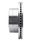 Dynamic Friction 2011-2021 Ford F-250 2WD (Super Duty) Rear Left Drilled Silver Brake Rotor by Dynamic Friction Company 621-54227L