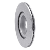 Dynamic Friction 2016-2018 Ford Focus Front Left Drilled Silver Brake Rotor by Dynamic Friction Company 621-54261L