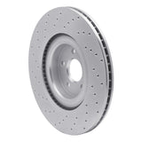 Dynamic Friction 2016-2018 Ford Focus Front Right Drilled Silver Brake Rotor by Dynamic Friction Company 621-54261R