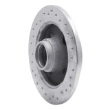 Dynamic Friction 1987-1994 Mazda 323 Rear Left Drilled Silver Brake Rotor by Dynamic Friction Company 621-56001L