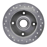 Dynamic Friction 1987-1994 Mazda 323 Rear Right Drilled Silver Brake Rotor by Dynamic Friction Company 621-56001R