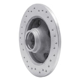 Dynamic Friction 1987-1994 Mazda 323 Rear Right Drilled Silver Brake Rotor by Dynamic Friction Company 621-56001R