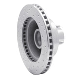 Dynamic Friction 1979-1991 Mercury Colony Park Front Right Drilled Silver Brake Rotor by Dynamic Friction Company 621-56008R