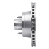 Dynamic Friction 1990-1991 Mercury Colony Park Front Left Drilled Silver Brake Rotor by Dynamic Friction Company 621-56011L