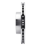 Dynamic Friction 1998-2002 Ford Crown Victoria Front Right Drilled Silver Brake Rotor by Dynamic Friction Company 621-56016R
