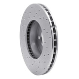 Dynamic Friction 1998-2002 Ford Crown Victoria Front Right Drilled Silver Brake Rotor by Dynamic Friction Company 621-56016R