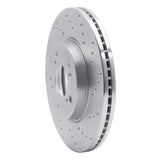 Dynamic Friction 2013-2021 Honda Accord Coupe Front Right Drilled Silver Brake Rotor by Dynamic Friction Company 621-59037R