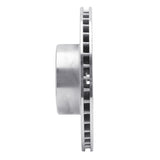 Dynamic Friction 1979-1985 Mercedes-Benz 300SD Front Left Drilled Silver Brake Rotor by Dynamic Friction Company 621-63008L