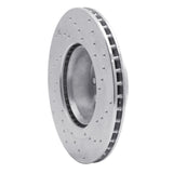 Dynamic Friction 1979-1985 Mercedes-Benz 300SD Front Left Drilled Silver Brake Rotor by Dynamic Friction Company 621-63008L