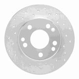 Dynamic Friction 1983-1989 Mercedes-Benz 190D Front Left Drilled Silver Brake Rotor by Dynamic Friction Company 621-63011L