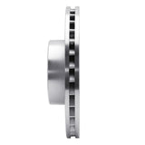 Dynamic Friction 2000-2003 Mercedes-Benz CL500 Front Drilled Silver Brake Rotor by Dynamic Friction Company 621-63033