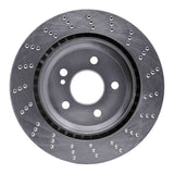Dynamic Friction 2000-2006 Mercedes-Benz CL500 Rear Left Drilled Silver Brake Rotor by Dynamic Friction Company 621-63034L