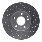 Dynamic Friction 1997-1998 Mercedes-Benz C230 Front Left Drilled Silver Brake Rotor by Dynamic Friction Company 621-63036L