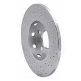 Dynamic Friction 1997-1998 Mercedes-Benz C230 Front Left Drilled Silver Brake Rotor by Dynamic Friction Company 621-63036L