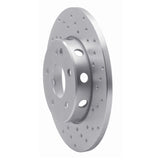 Dynamic Friction 1997-1998 Mercedes-Benz C230 Front Right Drilled Silver Brake Rotor by Dynamic Friction Company 621-63036R