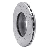 Dynamic Friction 2003-2009 Mercedes-Benz E320 Front Left Drilled Silver Brake Rotor by Dynamic Friction Company 621-63050L