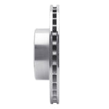 Dynamic Friction 2002-2006 Mercedes-Benz CL500 Front Drilled Silver Brake Rotor by Dynamic Friction Company 621-63054