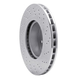 Dynamic Friction 2002-2006 Mercedes-Benz CL500 Front Drilled Silver Brake Rotor by Dynamic Friction Company 621-63054