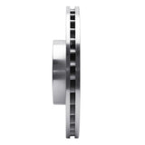 Dynamic Friction 2003-2012 Mercedes-Benz E350 Front Drilled Silver Brake Rotor by Dynamic Friction Company 621-63063
