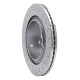 Dynamic Friction 2005-2013 Mercedes-Benz CL65 AMG Rear Drilled Silver Brake Rotor by Dynamic Friction Company 621-63069